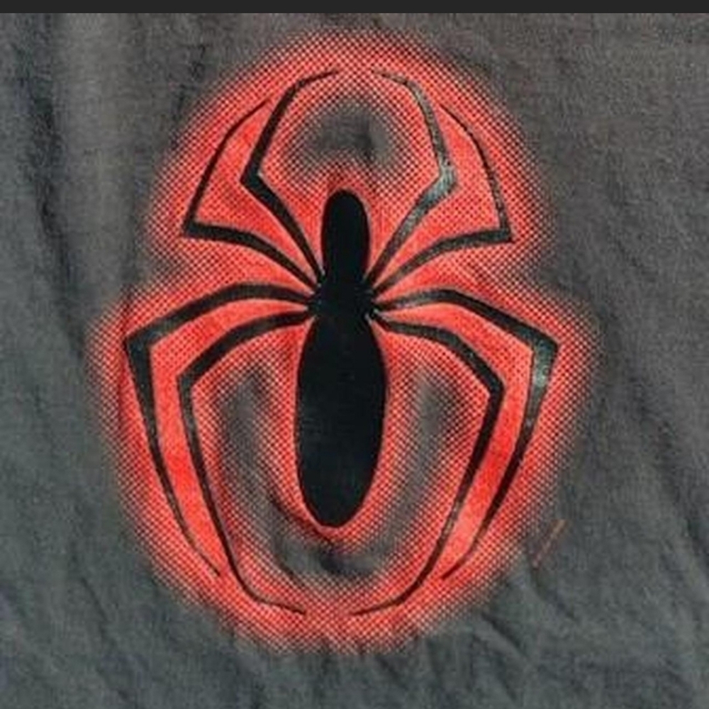 Vtg 2001 Marvel Spider-Man T-Shirt L Delta Pro Weight Graphic Tee Y2K Spiderman - Picture 2 of 8